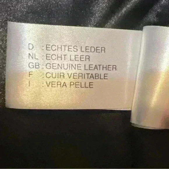 Vintage Helline Germany 100% Leather Women’s Motorcycle Biker Jacket EUR sz 40 - Picture 13 of 15